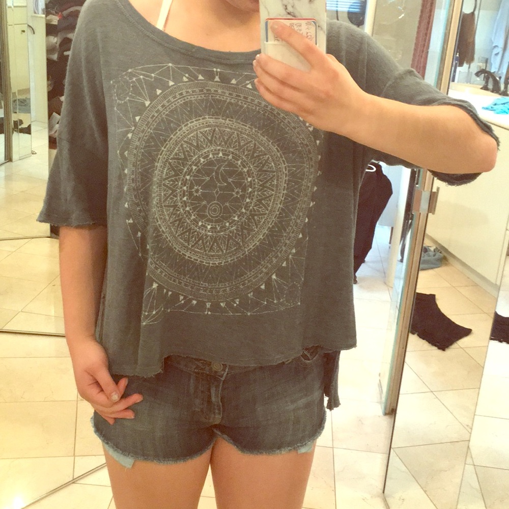 Grey-blue Project Social T